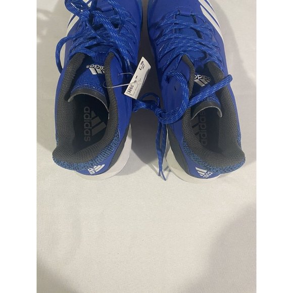 New Women’s Size 9 Blue Adidas Icon Bounce Metal Softball Cleats CG5187 - Picture 5 of 9
